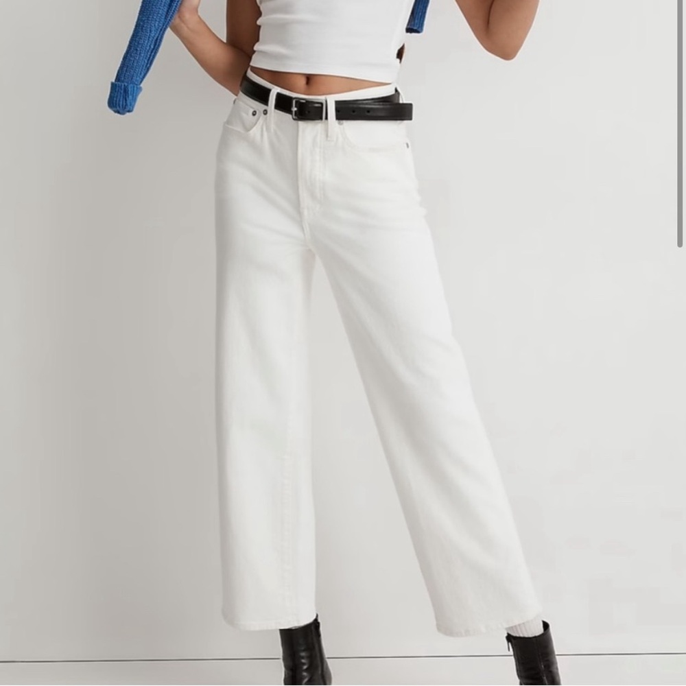 NWOT Madewell perfect vintage wide leg crop